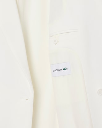 Zweireihiger Blazer mit gesticktem, traditionellem Badge