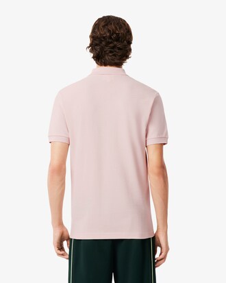 Classic Fit-Polohemd aus Mini-Piqu&eacute; mit Stickerei
