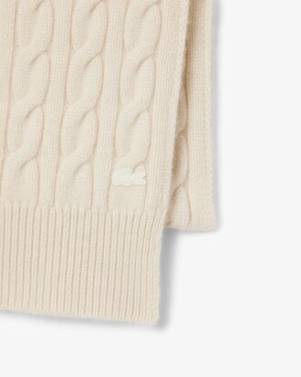 Kaschmirschal Runway mit Zopfmuster