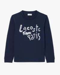 T-Shirt aus schwerer Baumwolle mit langen Ärmeln