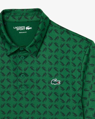 Golf-Polohemd mit Print, Regular Fit