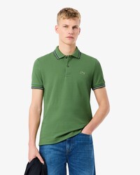 Regular Fit-Polohemd L.12.12 mit Akzent-Einfassung