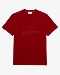 Herren T-Shirt mit Ton-in-Ton LACOSTE Stickerei