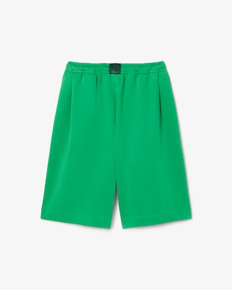 Oversized-Bermudashorts aus Satin