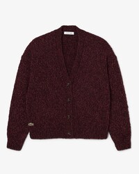 Cardigan aus mercerisierter Wolle