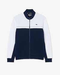 Sport-Sweatshirt mit Rei&szlig;verschluss und Colorblock-Design