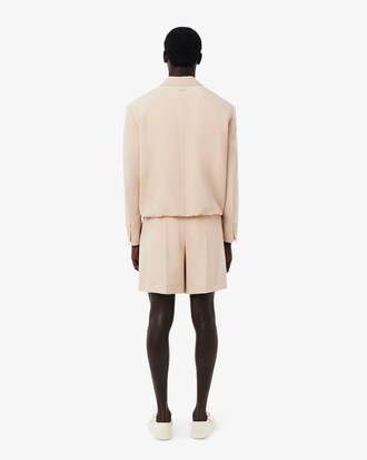 Taillierte Bermudashorts Runway aus Wolle