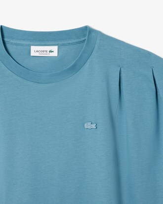 T-Shirt mit Druck und Fledermausärmeln