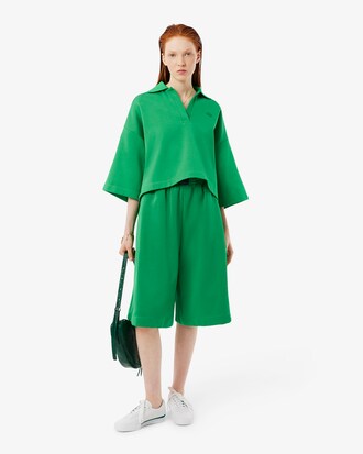 Boxy Cut-Sweatshirt Runway mit Polokragen