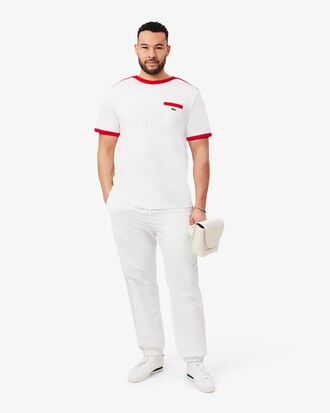 Baumwolle-T-Shirt mit Taschendetail Archive Re-edition