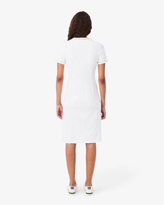 T-Shirt-Kleid mit Kontrasteinfassung aus Jersey