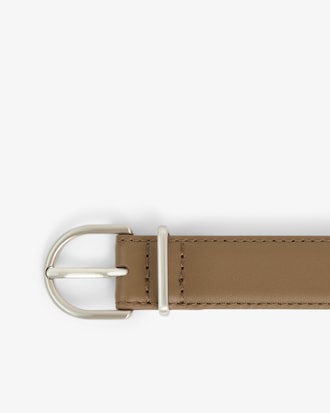 G&uuml;rtel Crocodelle aus glattem Leder