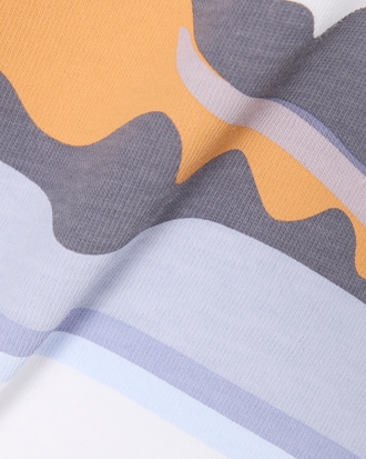 T-Shirt aus Baumwolle mit Kroko-Print