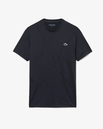 Tennis-T-Shirt aus Jacquard mit Kroko-Print und Ultra-Dry-Technologie
