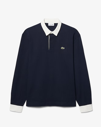Relaxed Fit-Rugby-Polohemd aus Jersey