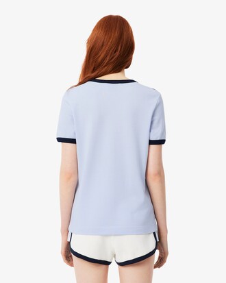 T-Shirt aus Petit Piqu&eacute; mit Baumwolle Archive Re-edition