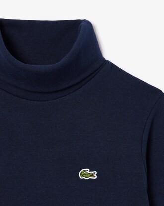 T-Shirt aus Baumwolle mit Rollkragen