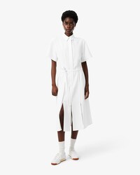 Geschmeidiges, langes Faltenkleid aus Jacquard