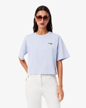 L&auml;ssiges T-Shirt aus Baumwolljersey
