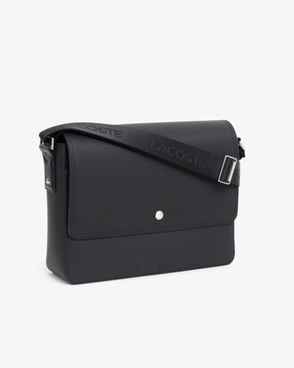 Breite Kuriertasche Langon aus Petit Piqu&eacute;