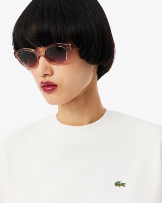 Relaxed Fit-Sweatshirt aus Fleece mit Rundhalsausschnitt