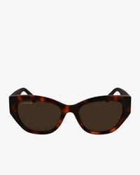 Rechteckige Acetat-Sonnenbrille mit Monogramm