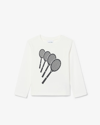 T-Shirt aus Baumwolle mit langen &Auml;rmeln