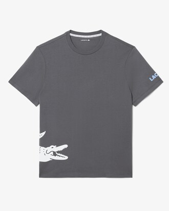 Loungewear-T-Shirt aus Baumwolle mit Druck