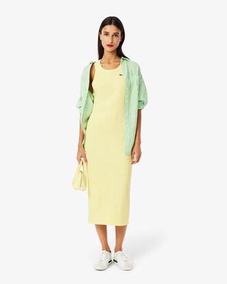 Ärmelloses Kleid aus Baumwolle