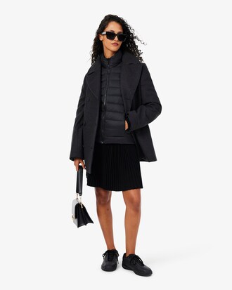 Wasserabweisende, gesteppte Puffer-Jacke