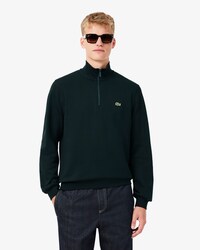 Fleece-Sweatshirt mit Rei&szlig;verschluss und hohem Kragen