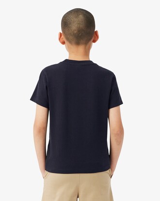 T-Shirt aus Baumwolle mit Colorblock-Design