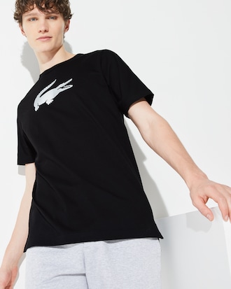 Herren LACOSTE SPORT T-Shirt aus Baumwolle mit Krokodil