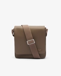 Klassische Herren-Schultertasche mit Klappverschluss