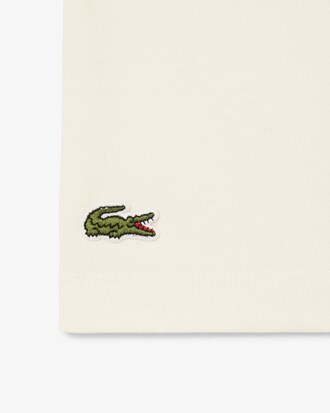T-Shirt von Lacoste aus strukturierter Baumwolle