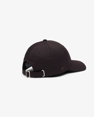 Kappe aus besticktem Baumwoll-Twill