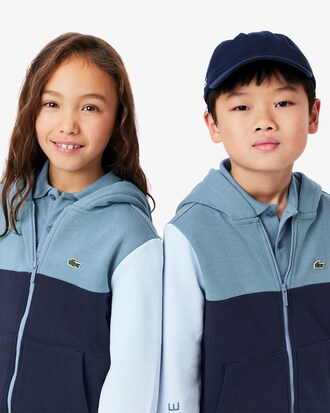Hoodie mit Colorblock-Design
