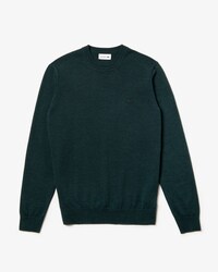 Hochgeschlossener Herren-Pullover aus Woll-Jersey