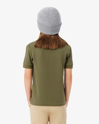 Polohemd aus Piqu&eacute; mit Colorblock-Design