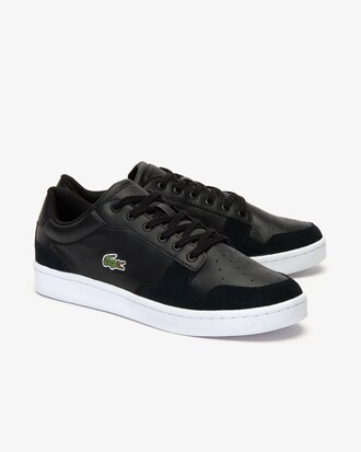 Herren-Sneakers MASTERS CUP aus Leder und Veloursleder