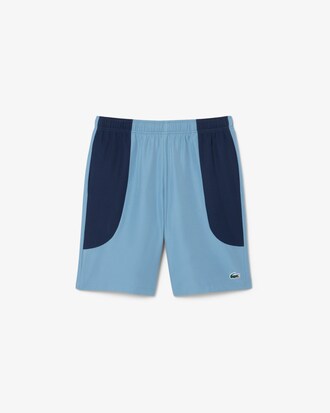 Wasserabweisende Sportshorts mit Colorblock-Design