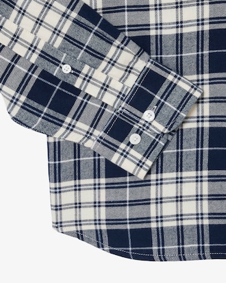Regular Fit-Hemd aus kariertem Flanell