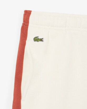 Fleece-Shorts mit Colorblock-Design