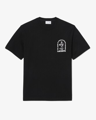 T-Shirt aus schwerer Baumwolle mit Print