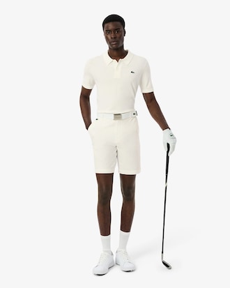 Golf-Pullover mit Polokragen und kurzen &Auml;rmeln