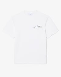 Franz&ouml;sisches T-Shirt mit gestickter Unterschrift