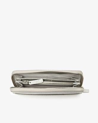 Damen-Brieftasche CROCO CREW aus genarbtem Leder