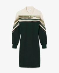 Französisches Slim Fit-Kleid aus Piqué