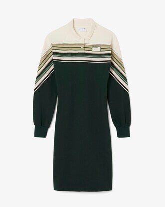 Französisches Slim Fit-Kleid aus Piqué