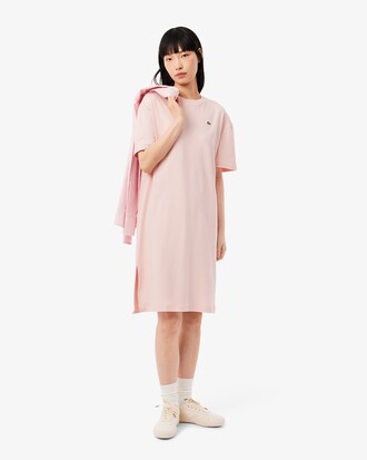 Oversized T-Shirt-Kleid aus Baumwolle